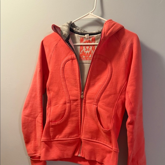 Lululemon Special Edition Scuba Hoodie Full Zip in coral - Picture 1 of 4
